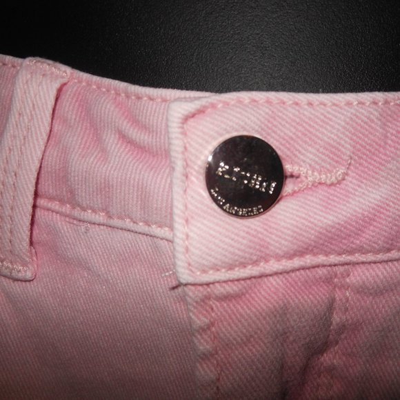 NWT!!!  Fabulous Risen Acid Pink Crop Jean - Picture 7 of 9